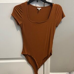 Burnt Orange Colored Bodysuit